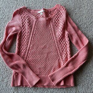 If It Were Me Women’s Pink Sweater S Romantic Coquette Feminine Grandma